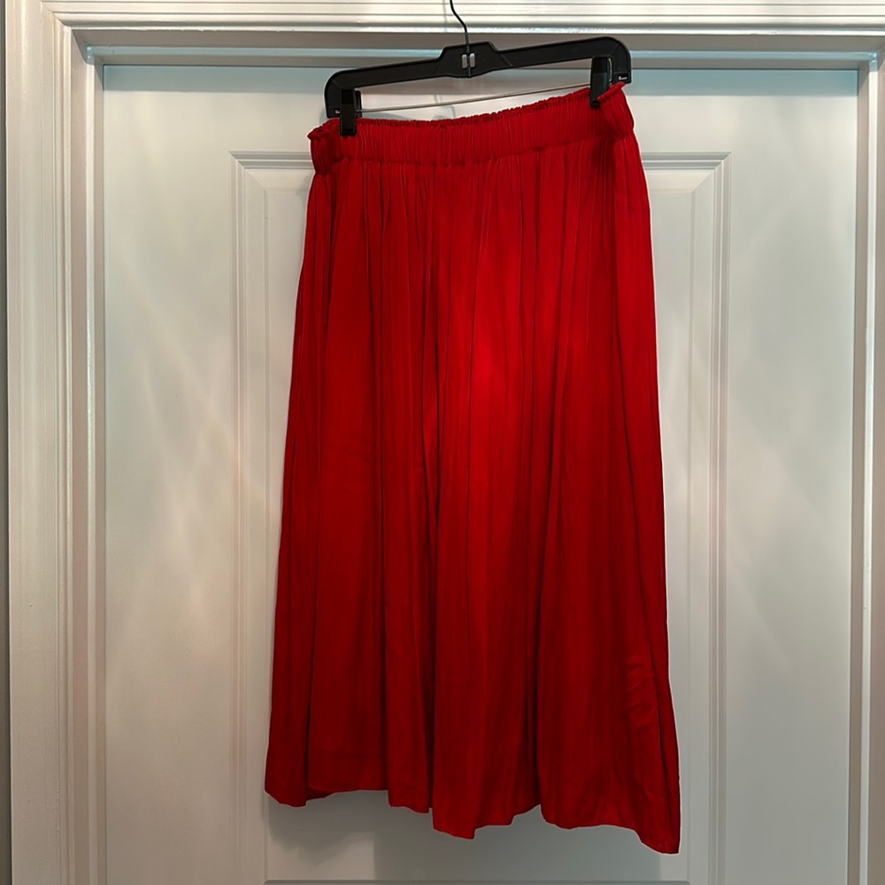 MIDI BoHo skirt in Candy Red size Large